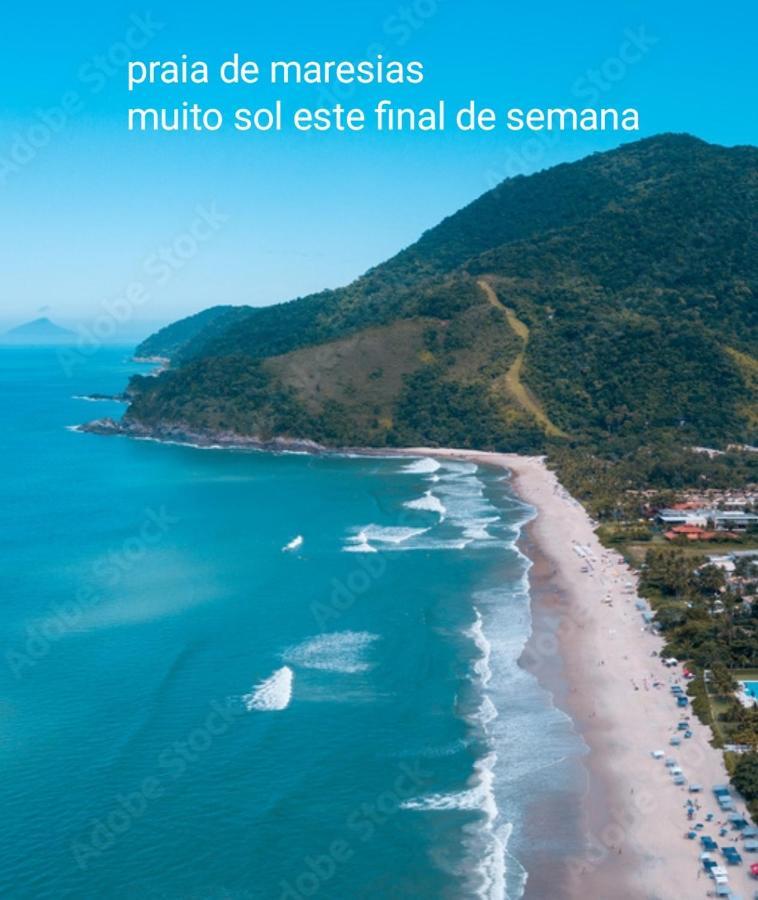 Casa Na Praia De Maresias Em Condominio Com Piscina Aquecida Na Av Principal De Maresias Exterior foto